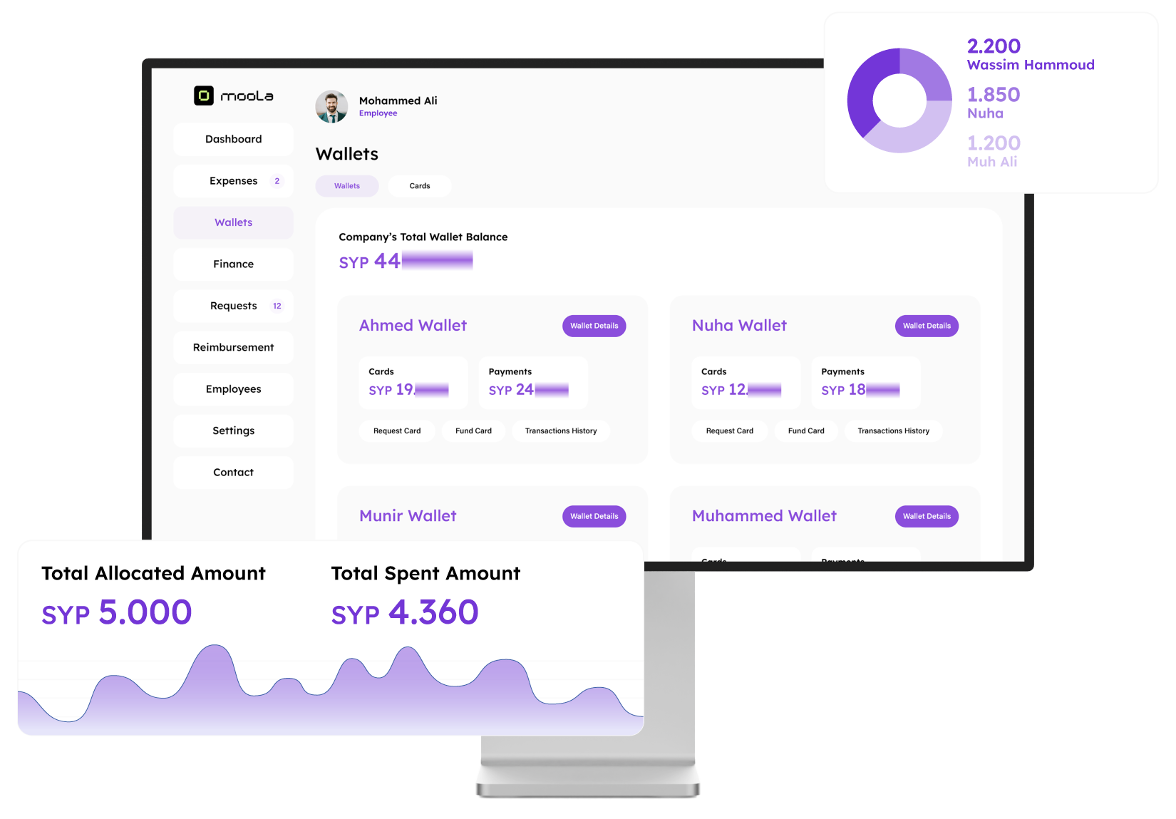 Spend Management Hero Section