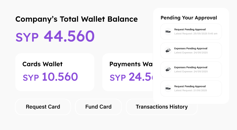 Company Total Wallet Balance